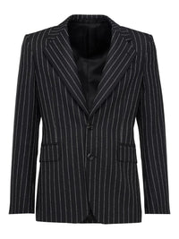 Alexander Mcqueen Alexander Mcqueen Men Pinstripe Single-Breasted Jacket
