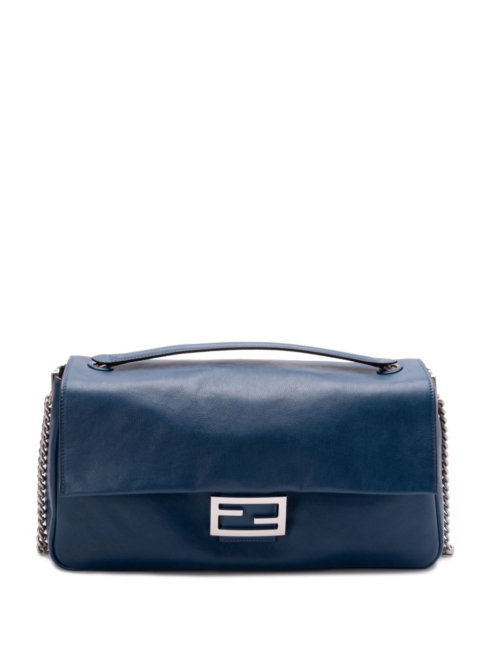 Fendi Women Leather Baguette Shoulder Bag