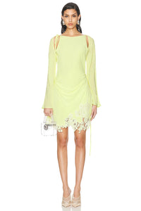 Acne Studios Women Floral-Lace Detail Mini Dress