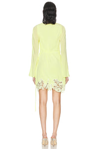 Acne Studios Women Floral-Lace Detail Mini Dress