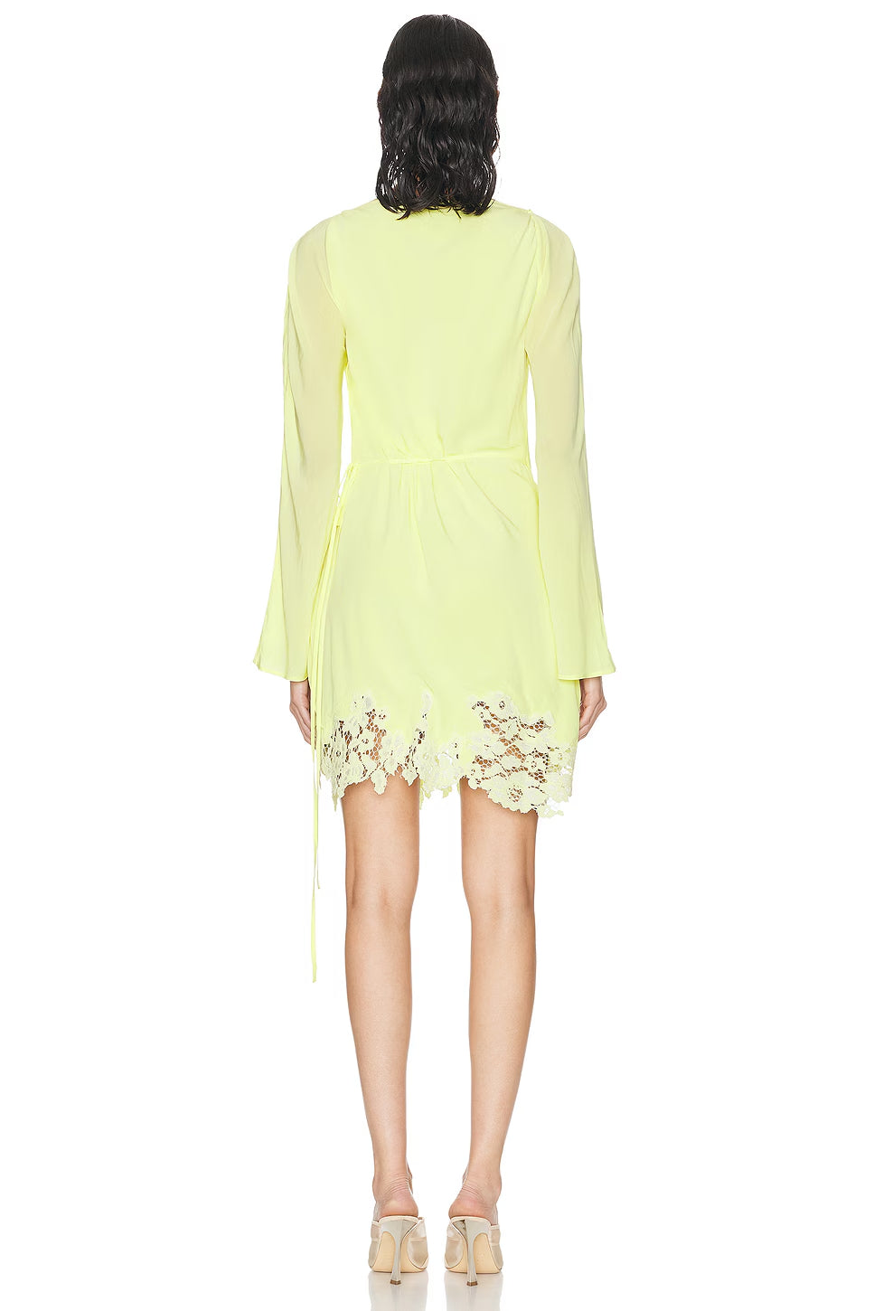 Acne Studios Women Floral-Lace Detail Mini Dress