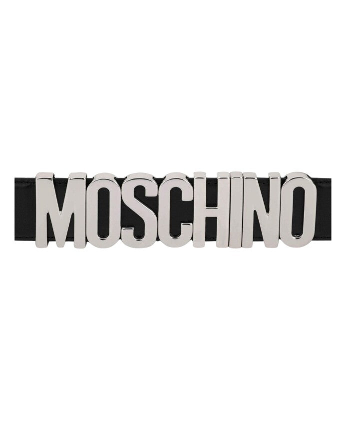 MOSCHINO Moschino Men Luxury Black Leather Belt