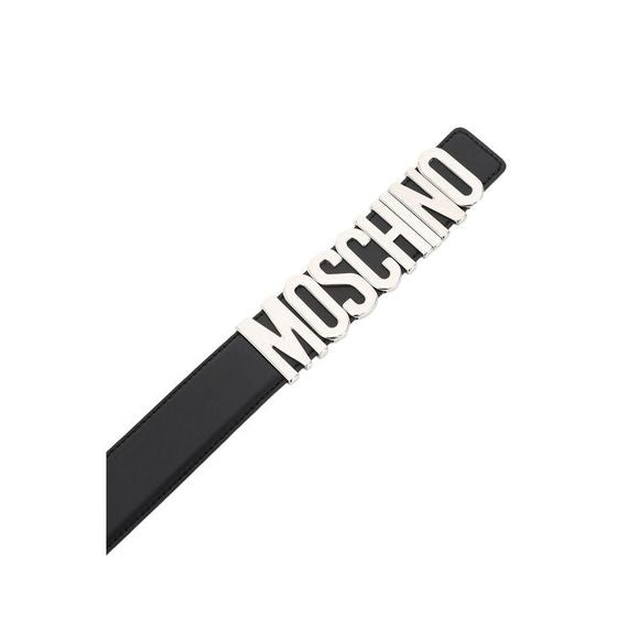 MOSCHINO Moschino Men Luxury Black Leather Belt