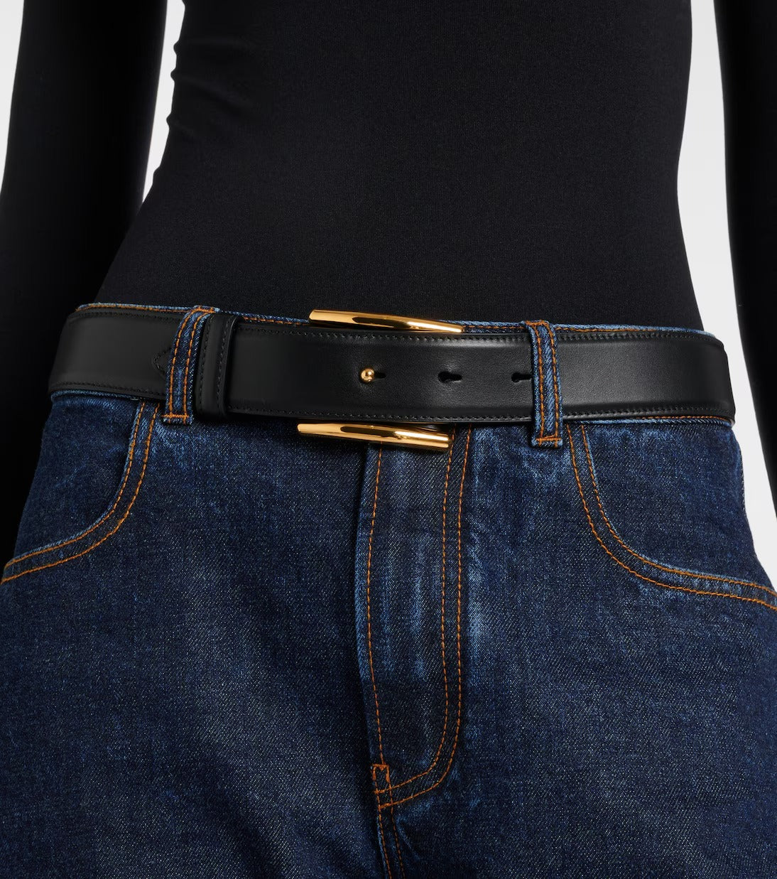 ALAIA Alaia Women Curve Leather Belt