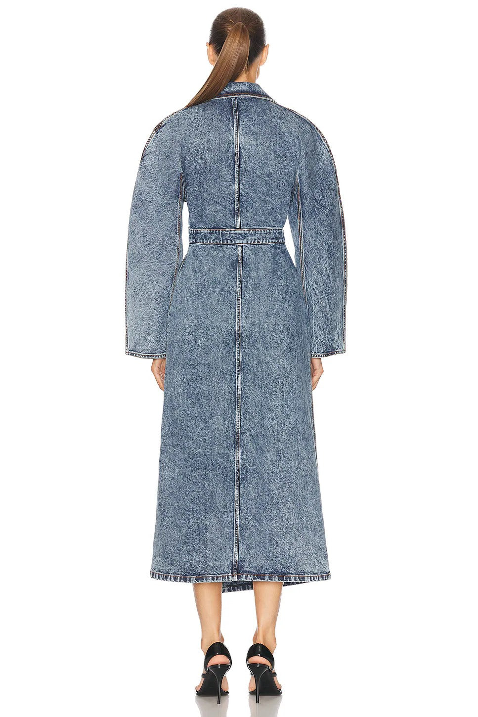 ALAIA Alaia Women Spiral Trench Coat