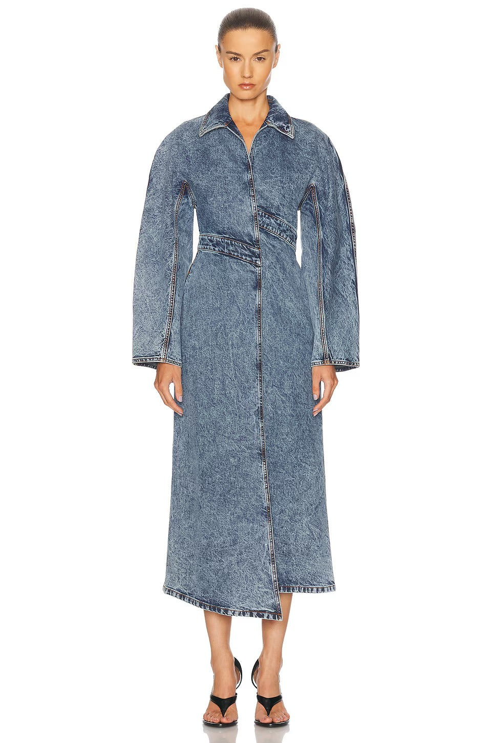 ALAIA Alaia Women Spiral Trench Coat