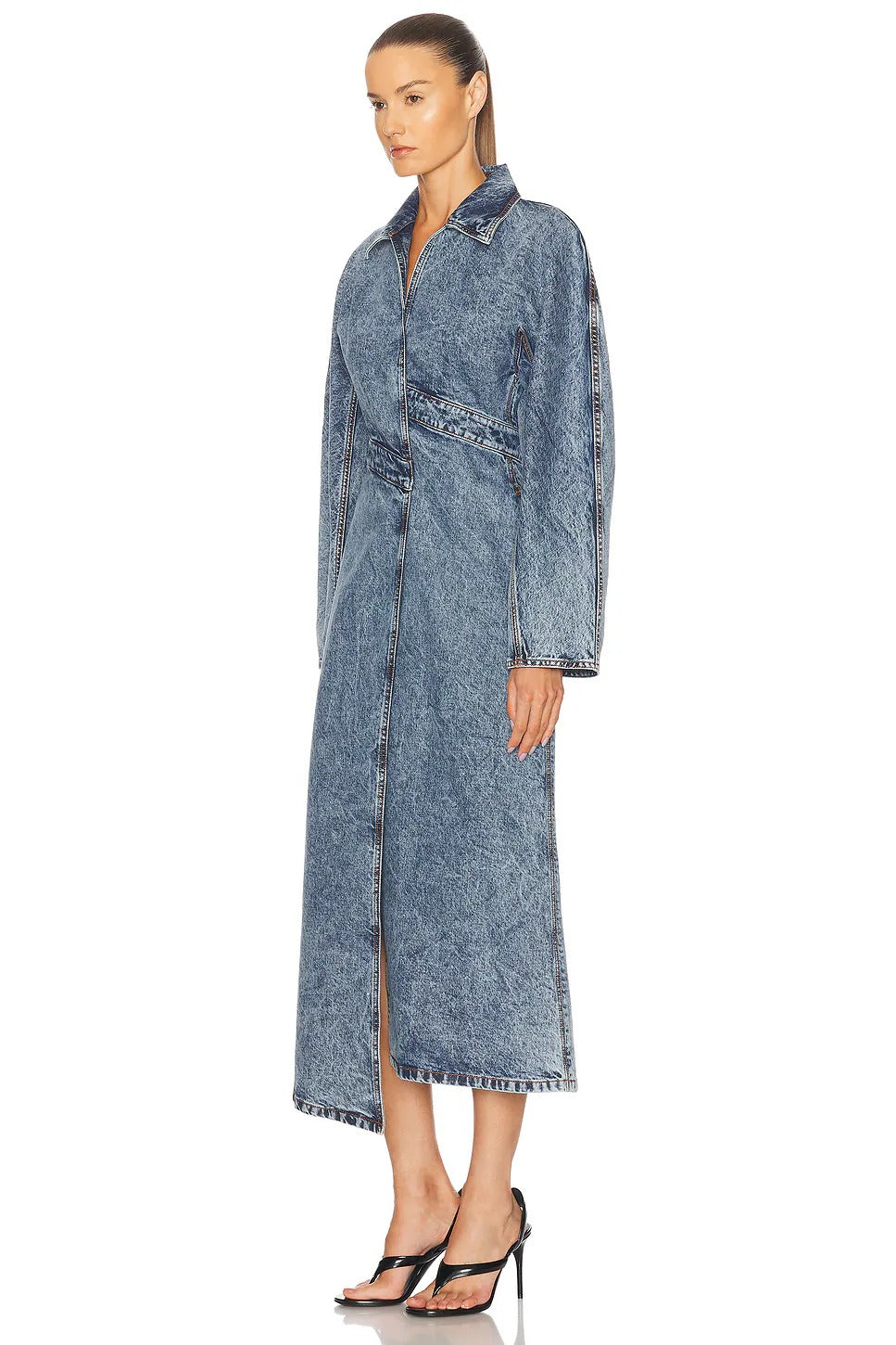ALAIA Alaia Women Spiral Trench Coat