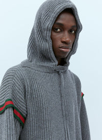 GUCCI Gucci Men Wool Cashmere Hooded Sweater