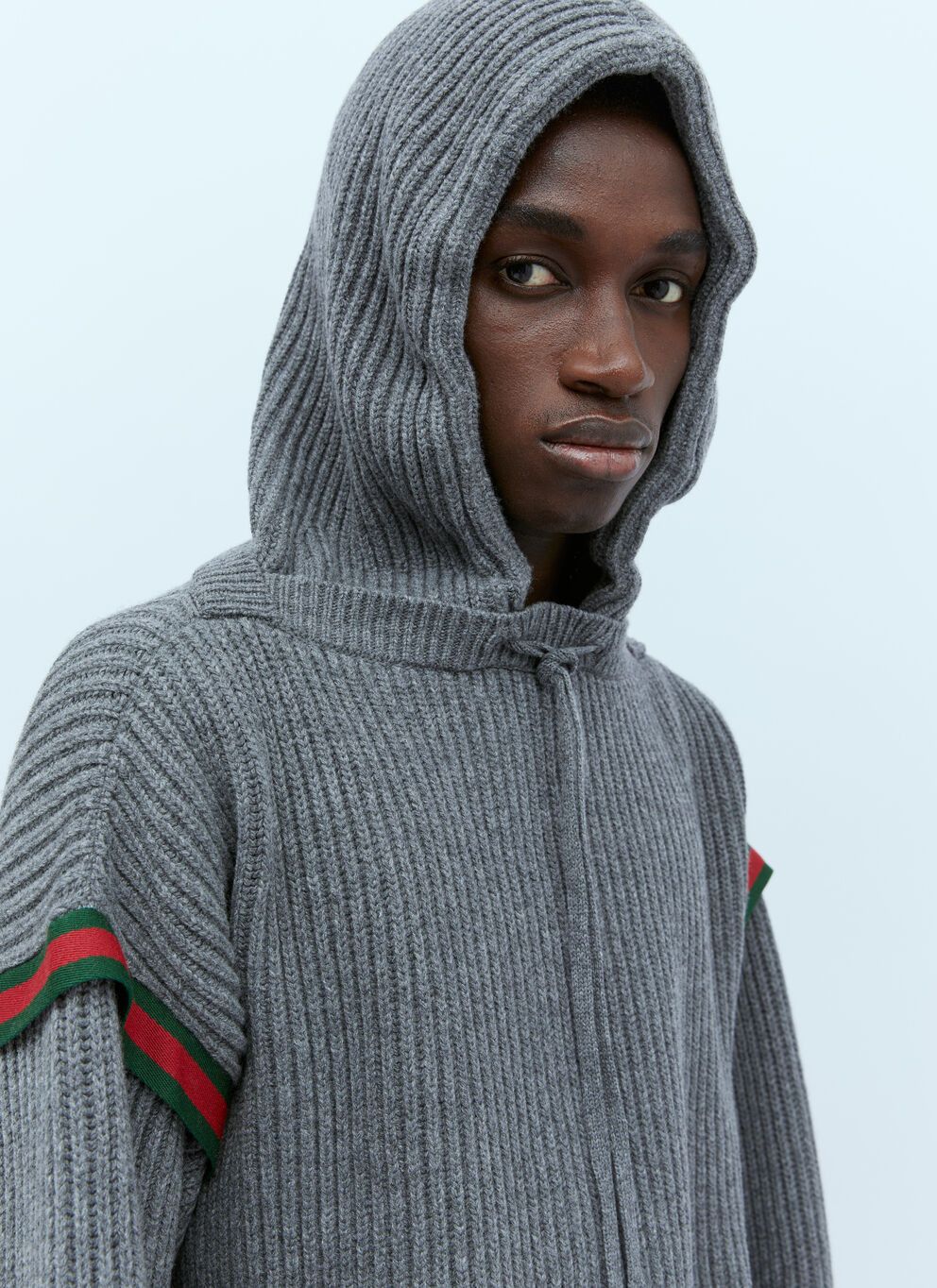 GUCCI Gucci Men Wool Cashmere Hooded Sweater