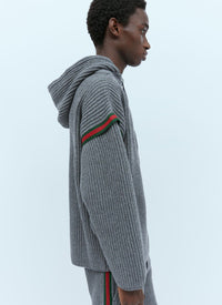 GUCCI Gucci Men Wool Cashmere Hooded Sweater