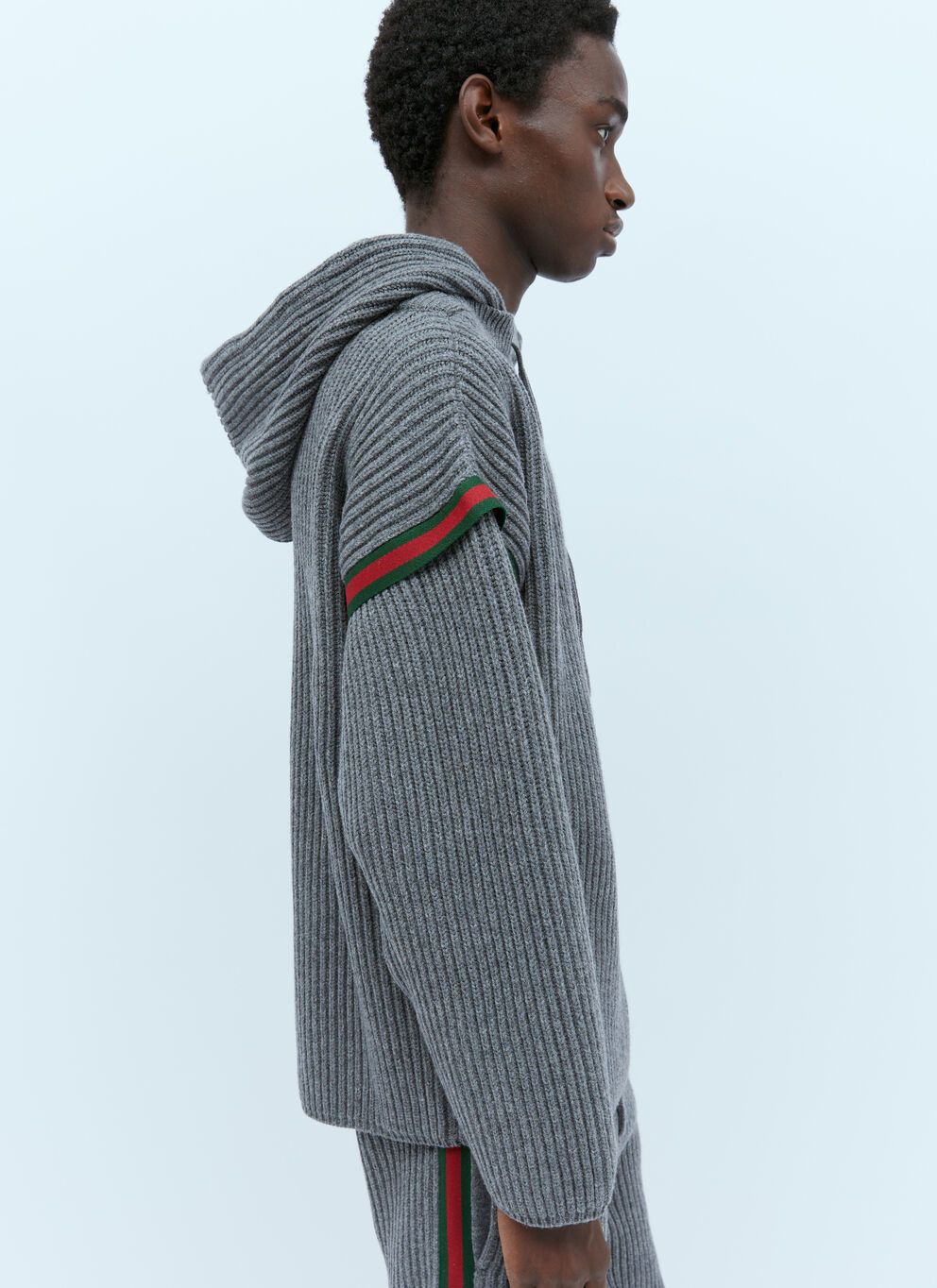 GUCCI Gucci Men Wool Cashmere Hooded Sweater