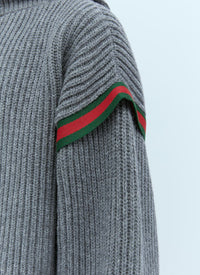 GUCCI Gucci Men Wool Cashmere Hooded Sweater