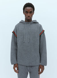 GUCCI Gucci Men Wool Cashmere Hooded Sweater