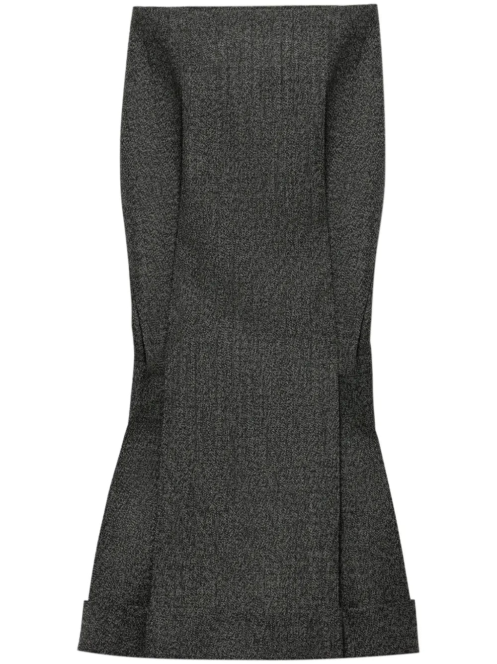 Prada Prada Women Wool Weave Midi Skirt Women
