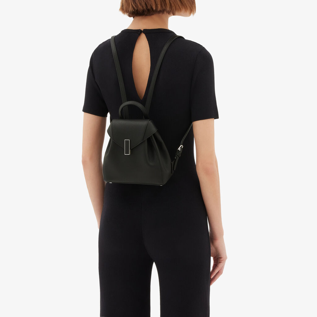 Valextra Valextra Women Iside Mini Leather Backpack