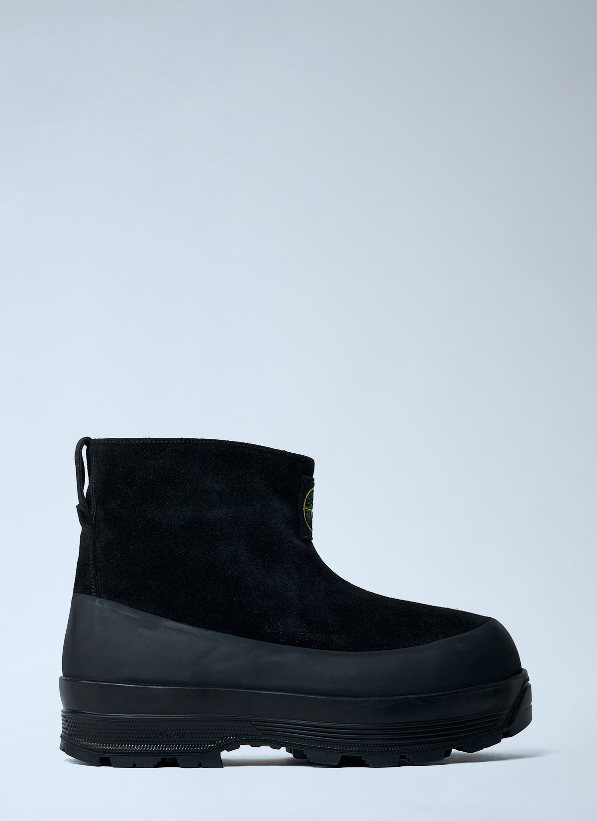 Stone Island Stone Island Men Suede Logo Patch Boots