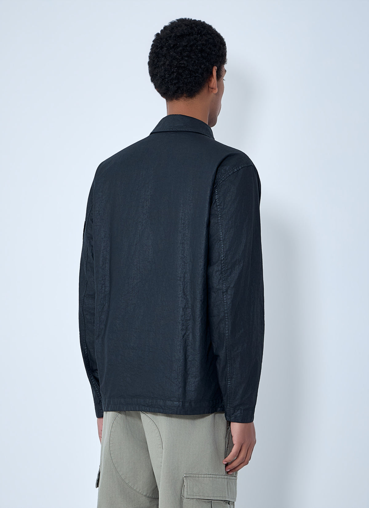 Stone Island Men Technical Nylon Overshirt