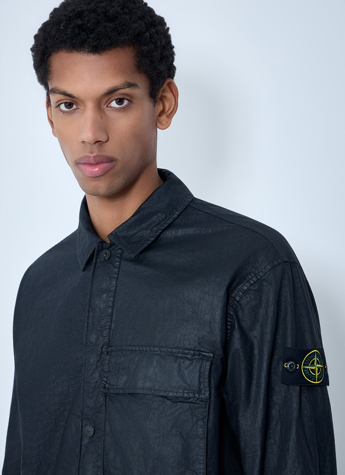 Stone Island Men Technical Nylon Overshirt