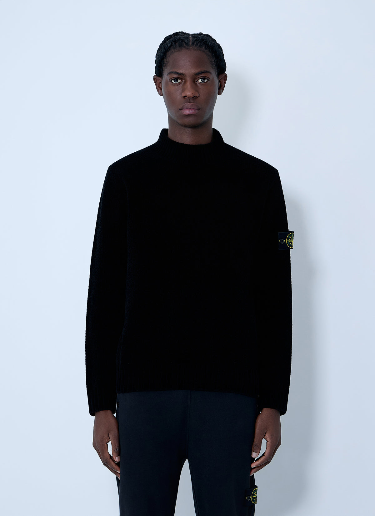 Stone Island Men Logo Patch Sweater