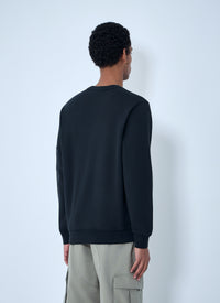 Stone Island Men Logo Motif Sweatshirt