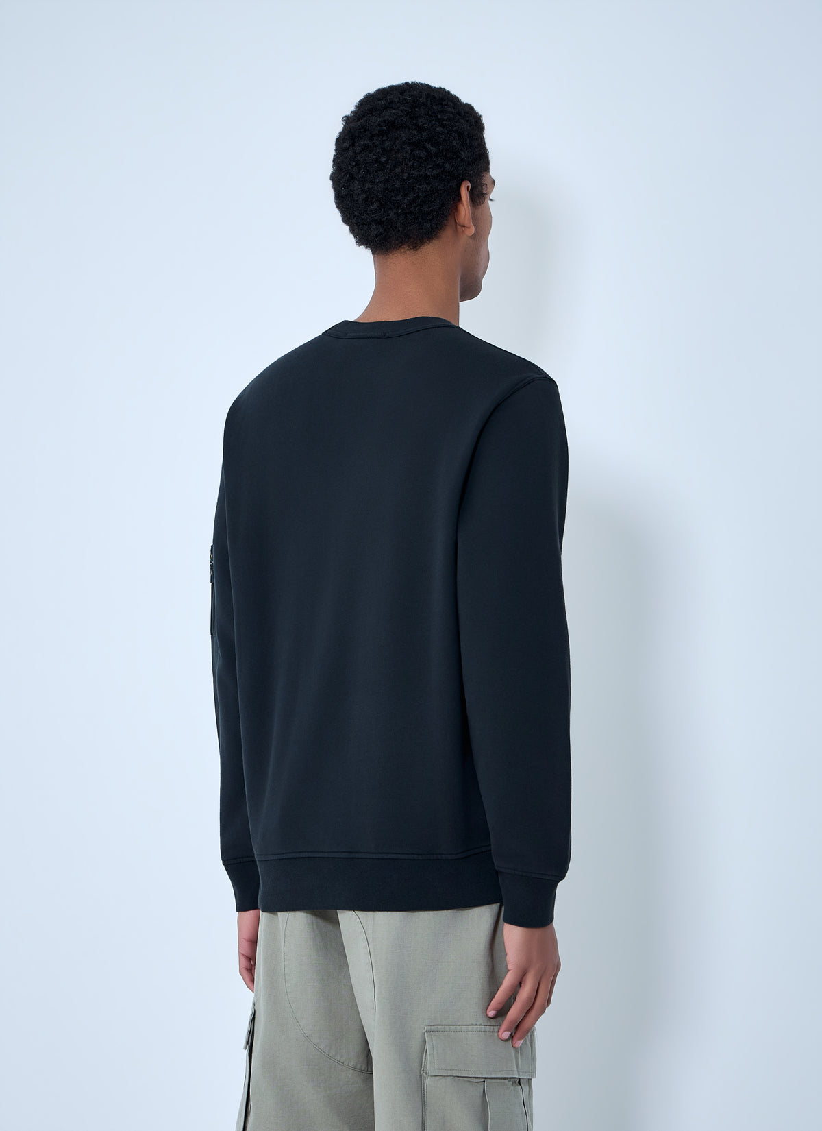 Stone Island Men Logo Motif Sweatshirt
