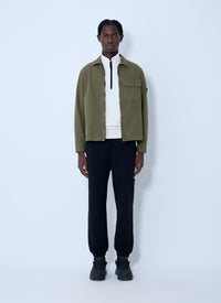 Stone Island Men Logo Patch Overshirt