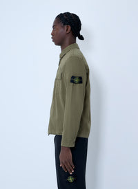 Stone Island Men Logo Patch Overshirt