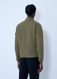 Stone Island Men Logo Patch Overshirt