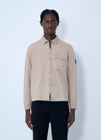 Stone Island Men Logo Patch Overshirt