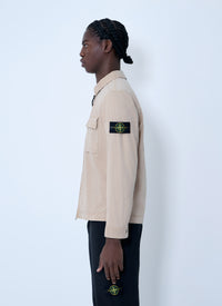 Stone Island Men Logo Patch Overshirt