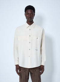 Stone Island Stone Island Men Long Sleeve Cotton Button-Down Shirt