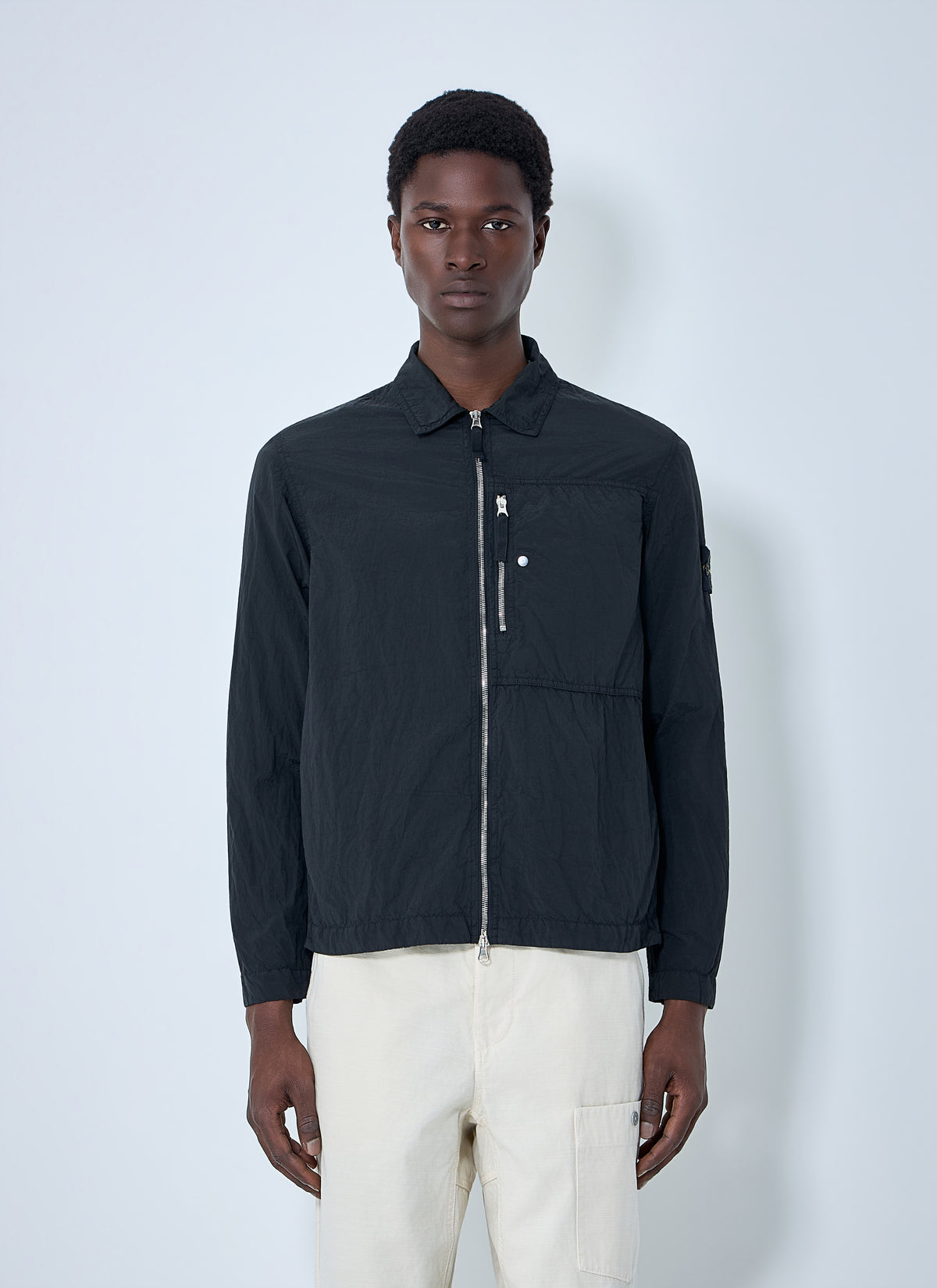 Stone Island Men Zip-Front Technical Jacket