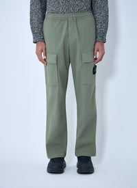 Stone Island Men Logo Patch Pants