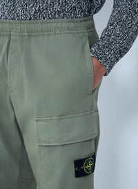 Stone Island Men Logo Patch Pants