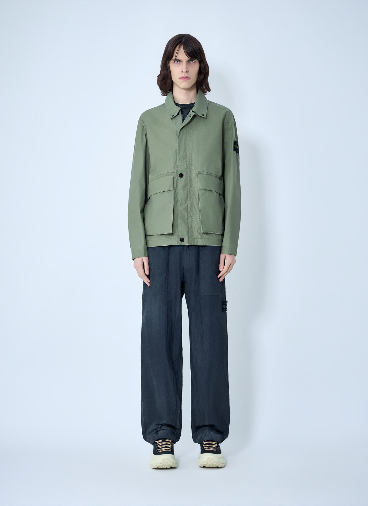 Stone Island Men Cotton Twill Field Jacket