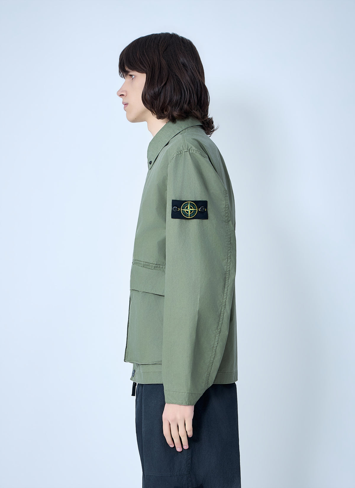 Stone Island Men Cotton Twill Field Jacket