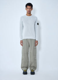 Stone Island Men Ribbed Knit Crewneck Sweater