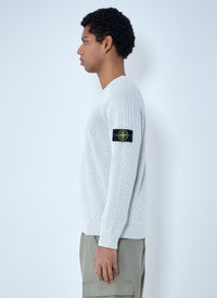 Stone Island Men Ribbed Knit Crewneck Sweater