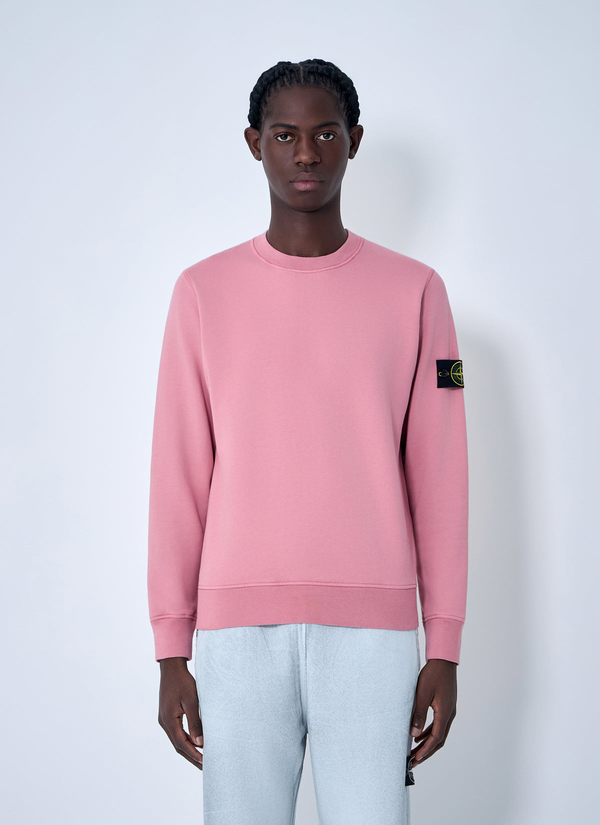 Stone Island Men Logo Patch Sweatshirt