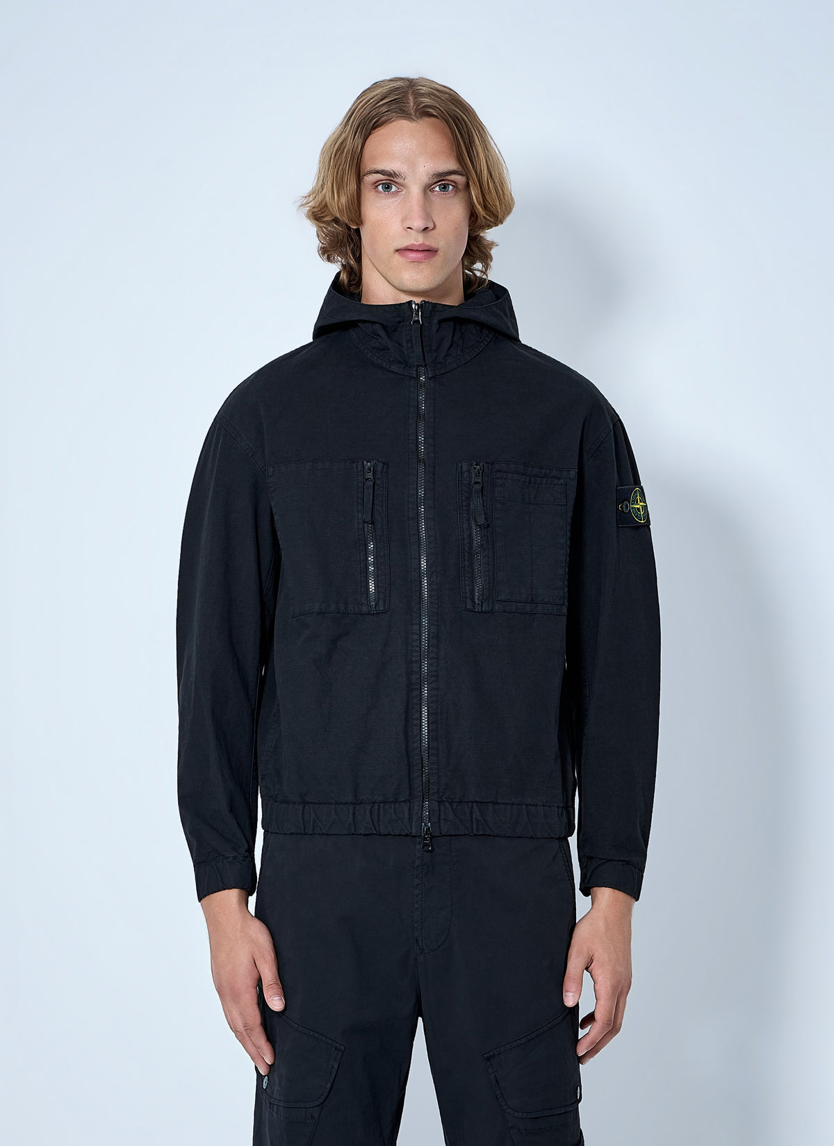 Stone Island Men Hooded Utility Jacket