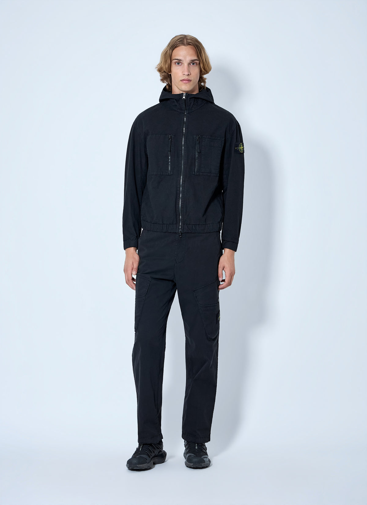 Stone Island Men Hooded Utility Jacket