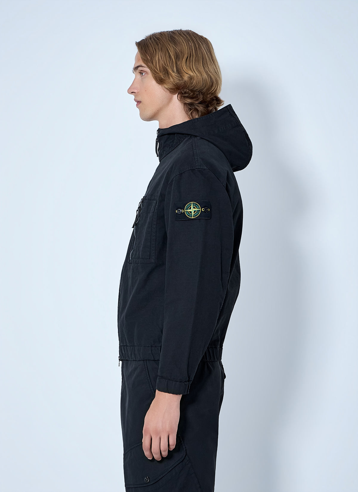 Stone Island Men Hooded Utility Jacket