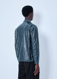 Stone Island Men Crinkle-Effect Shirt
