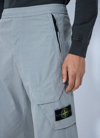 Stone Island Men Cargo Trousers With Elasticated Waistband