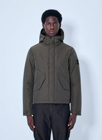 Stone Island Men Hooded Quilted Jacket