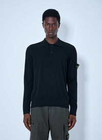 Stone Island Men Long Sleeve Polo Knit
