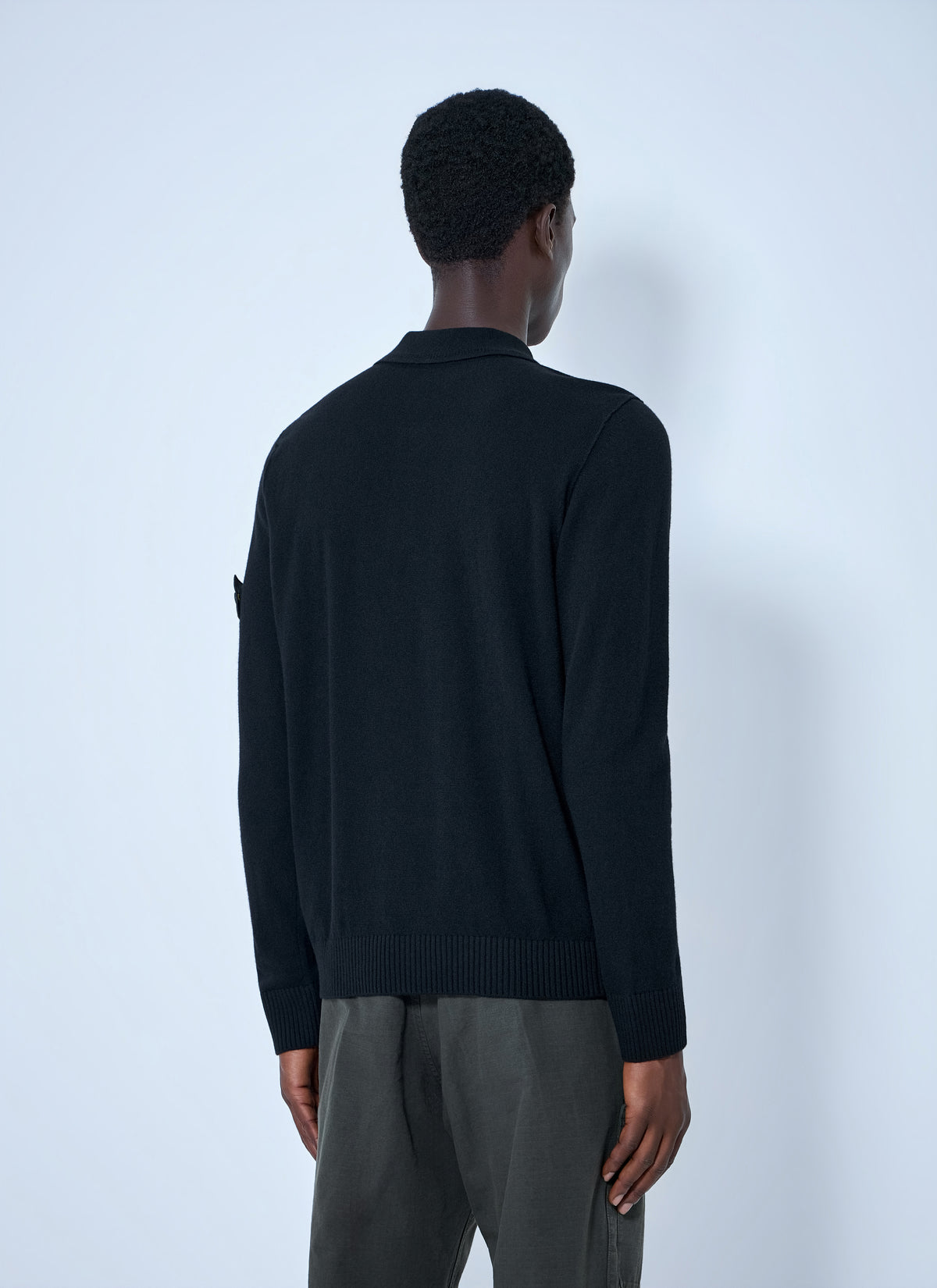 Stone Island Men Long Sleeve Polo Knit