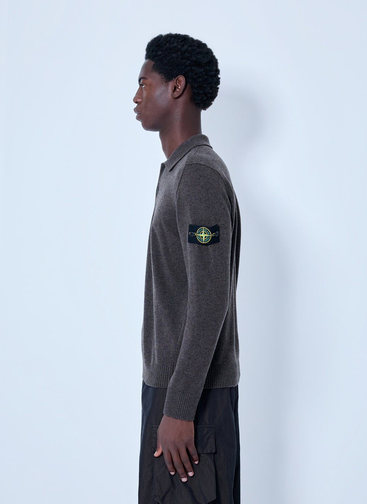 Stone Island Men Long Sleeve Polo