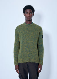 Stone Island Men Crewneck Textured Knit Sweater