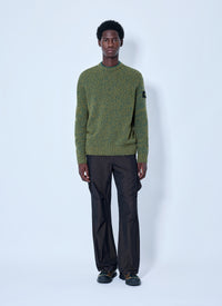 Stone Island Men Crewneck Textured Knit Sweater